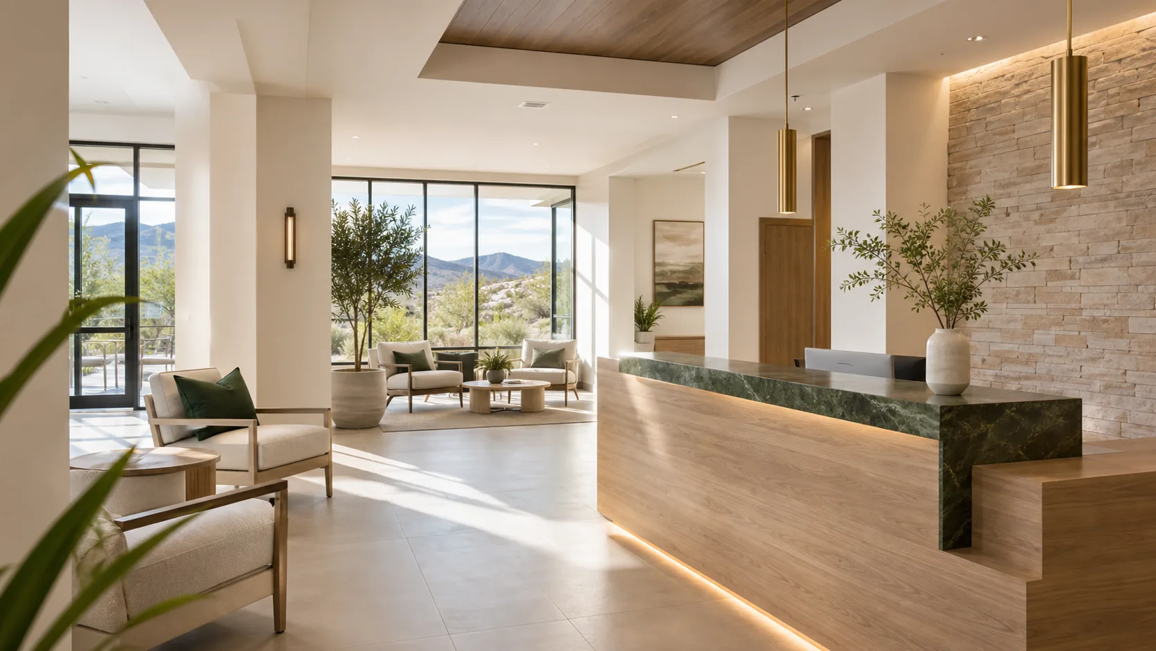 Welcoming Prescott clinic lobby